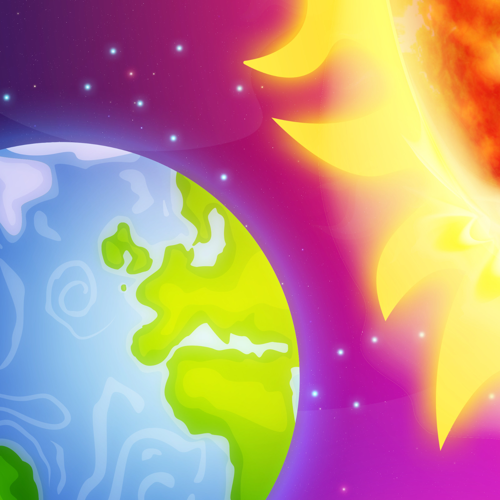 Kids Solar System Space Wall Mural Wrap Peel and Stick Vinyl Wallpaper Wrap Film