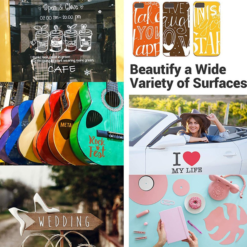 Lettering Film Vinyl Film Sticky Back Plastic Brand New Decorative Film