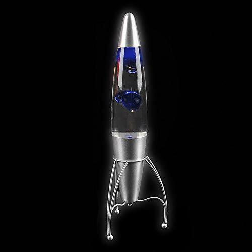Rhode Island Novelty 18 Inch Blue Rocket Ship Lamp, One Per Order
