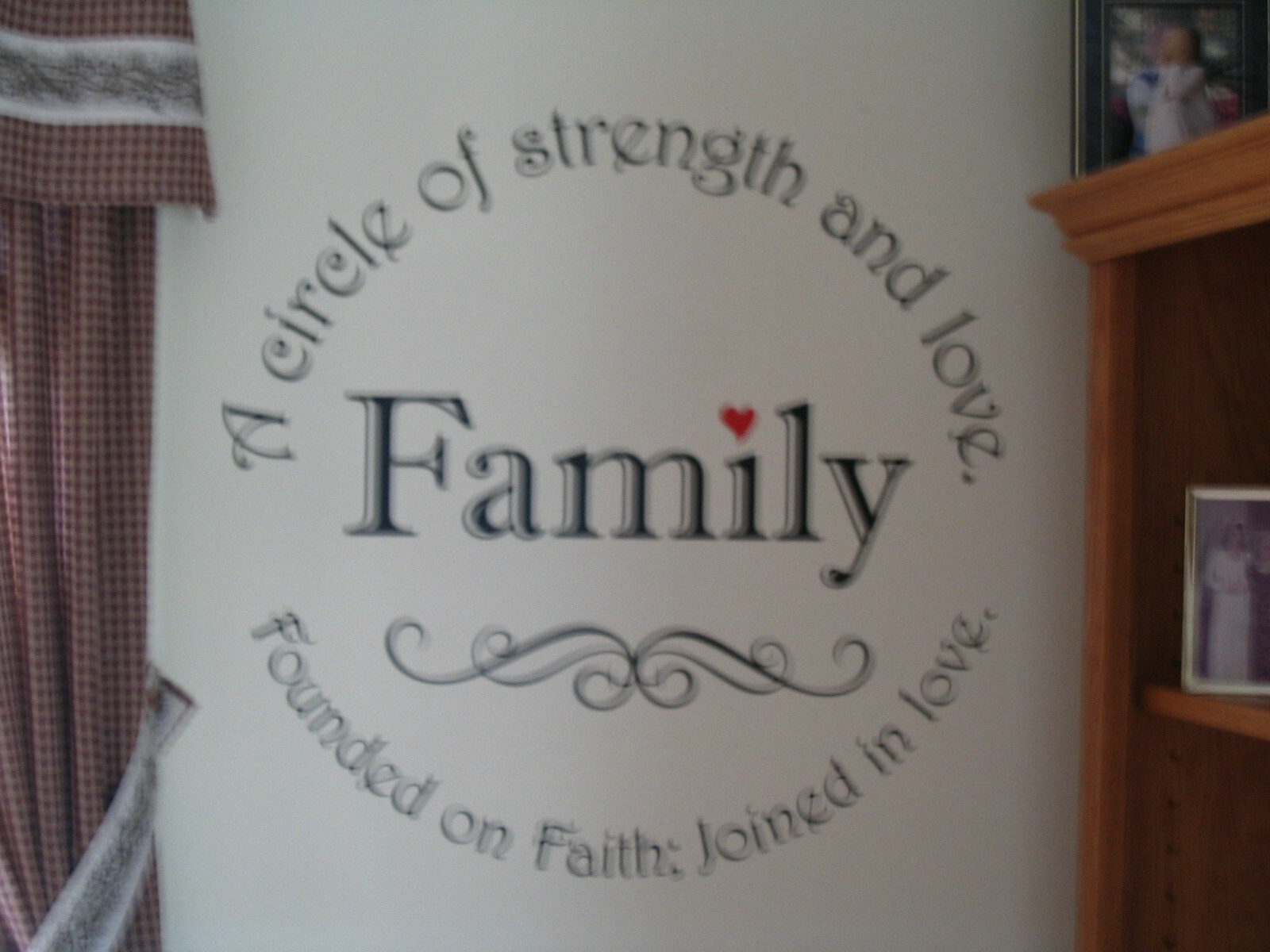 In These Moments Time Stood Still. . .Wall Decal Sticker Family Art 23"W Black