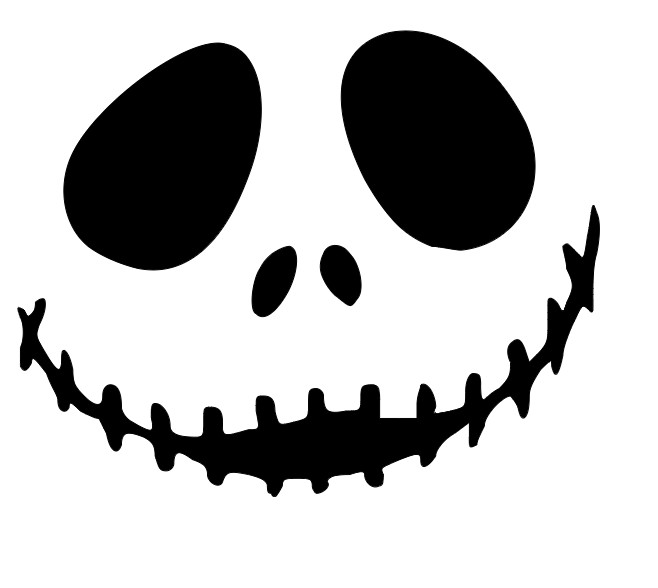 Jack Skellington The Nightmare Before Christmas Round Shaped Vinyl Decal Sticker