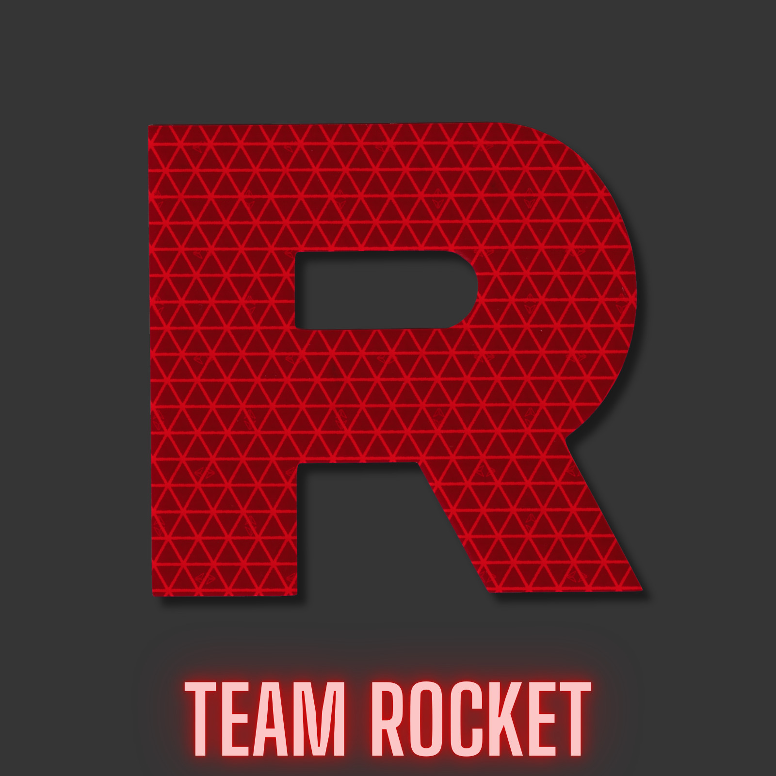 Team Rocket Logo Sticker Pokemon Reflective Decal Reflector for Car Bike Helmet