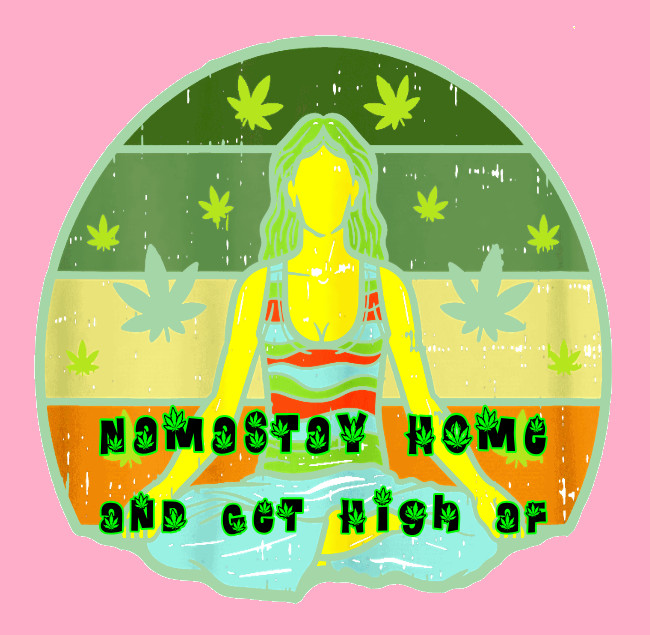 Namastay Home High AF 420 Weatherproof Vinyl Sticker UV Weed Sticker Cannabis