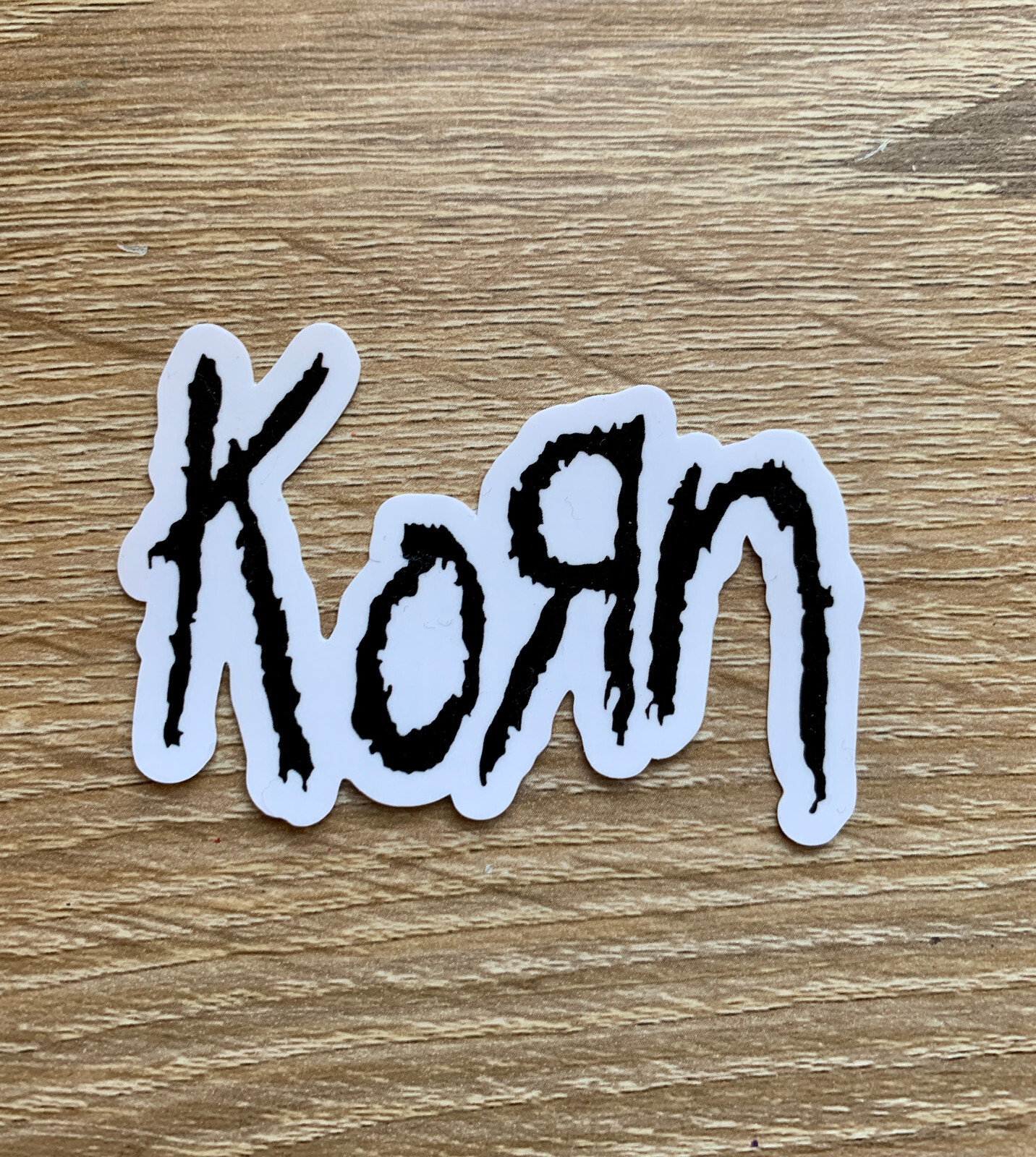 Korn Vinyl Decal Rock Music Nu Metal Band Car Window Laptop Guitar Sticker