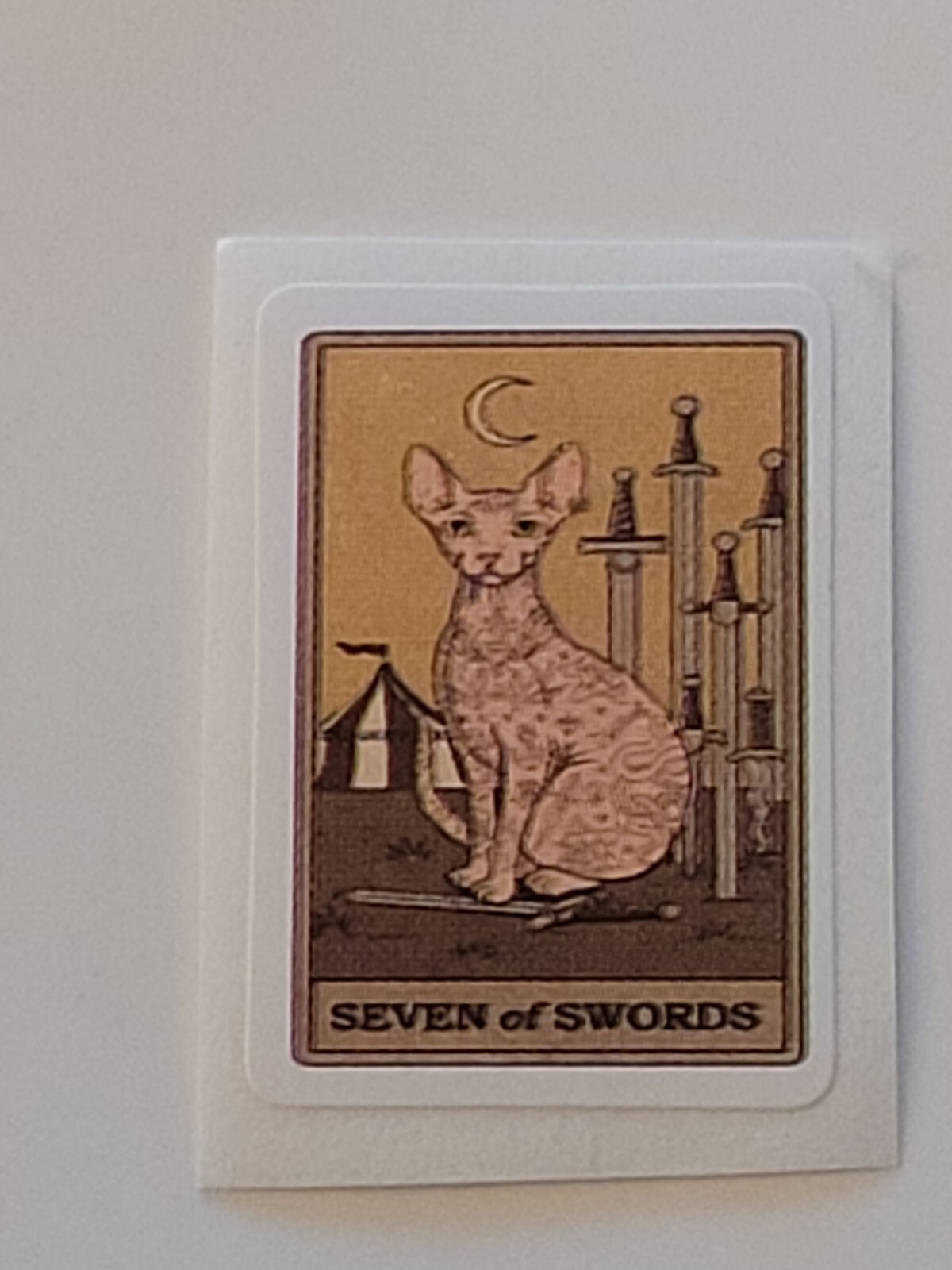 10 PCS Mini Tarot Oracle Cards Symbols Characters Psychic Stickers BRAND NEW