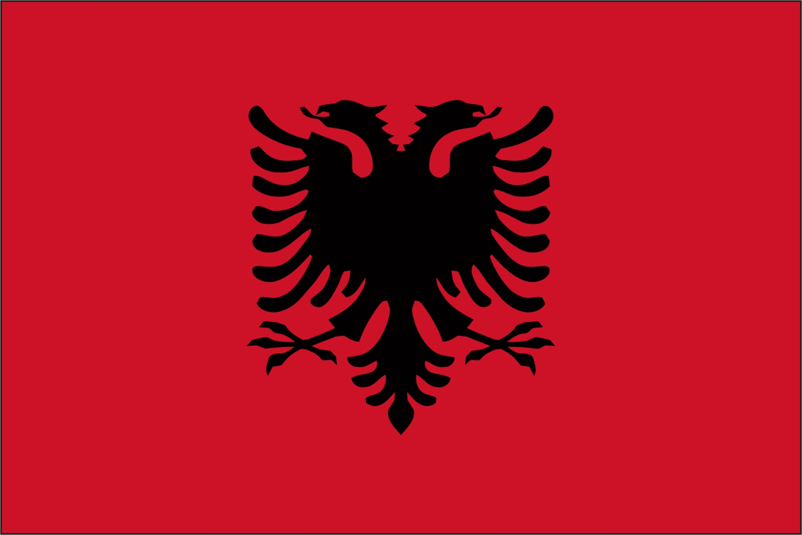Albania Flag Vinyl Decal / Sticker ** 5 Sizes **