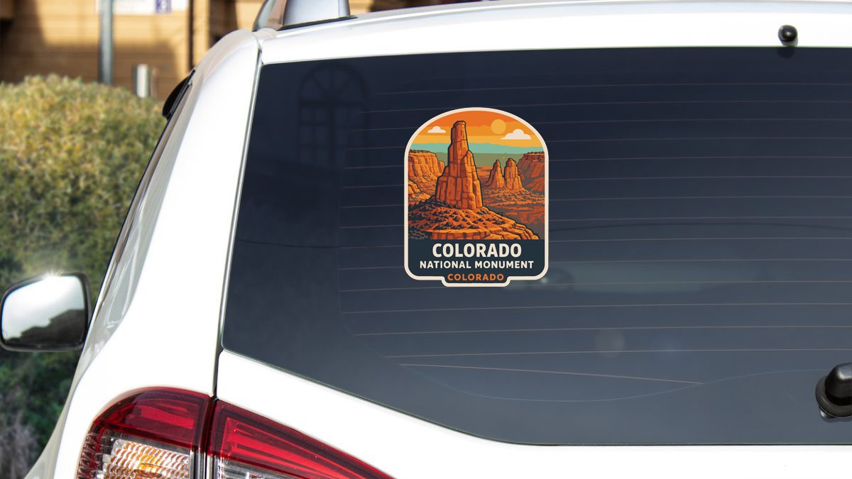 Colorado Colorado Sticker Decal Vinyl Die-Cut US National Monuments Series
