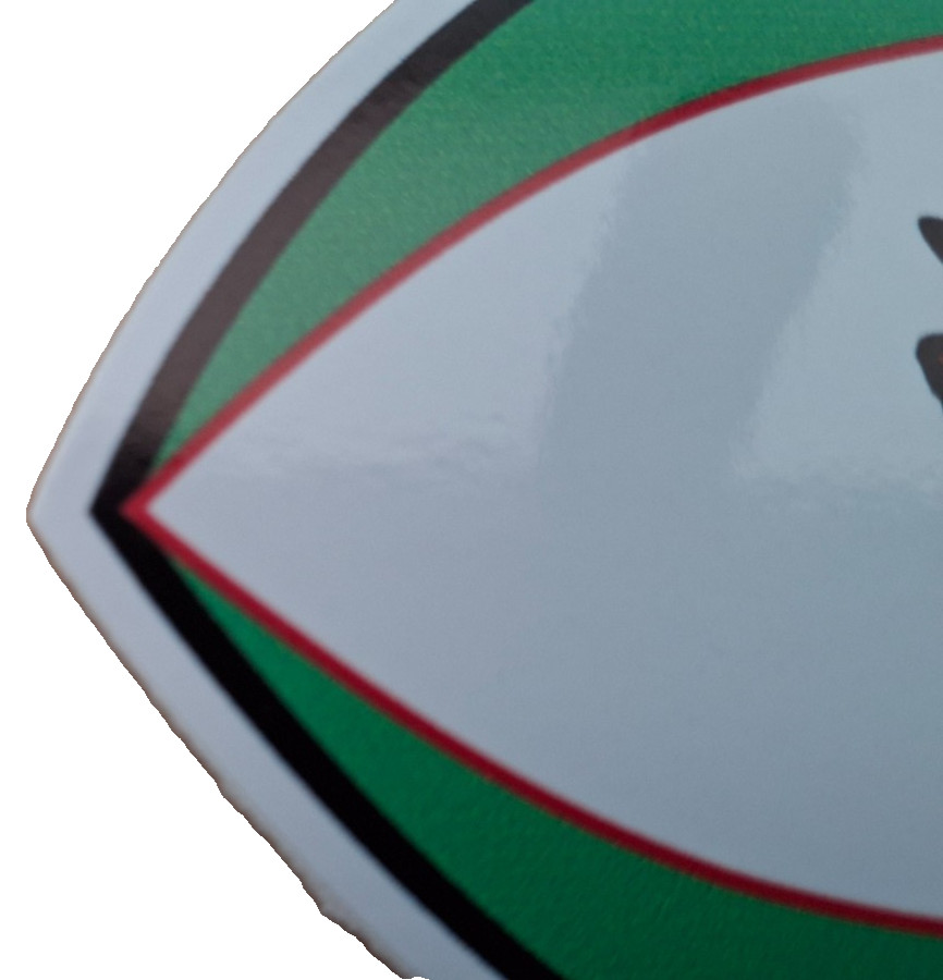 Wales Welsh Dragon Rugby Ball Flag Sticker – External Car Window Bumper Sticker