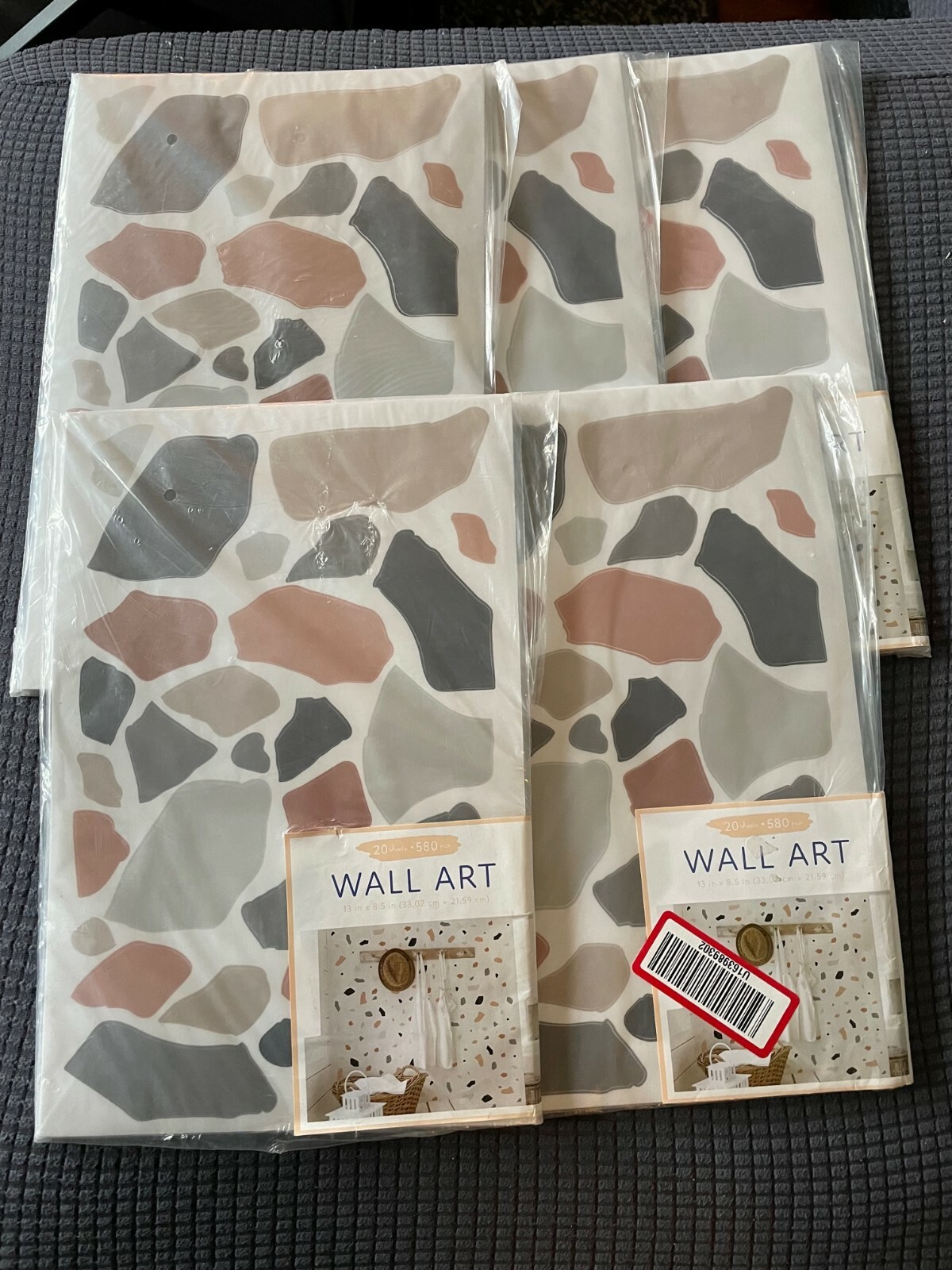 Lot of 5 packs Design Group Wall Art 20 sheets per package 580 pieces per pack