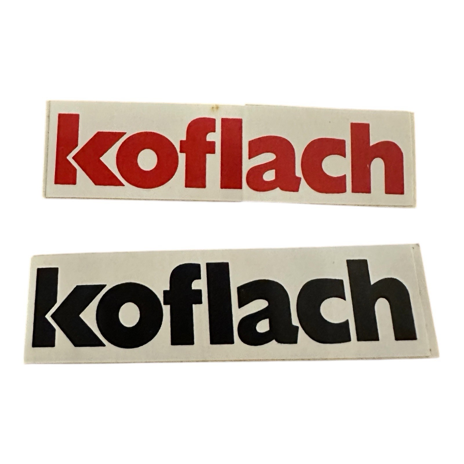 (2) Vintage Original Koflach Boots Decal – Ice Climbing Skiing Sport 2.5”x1”