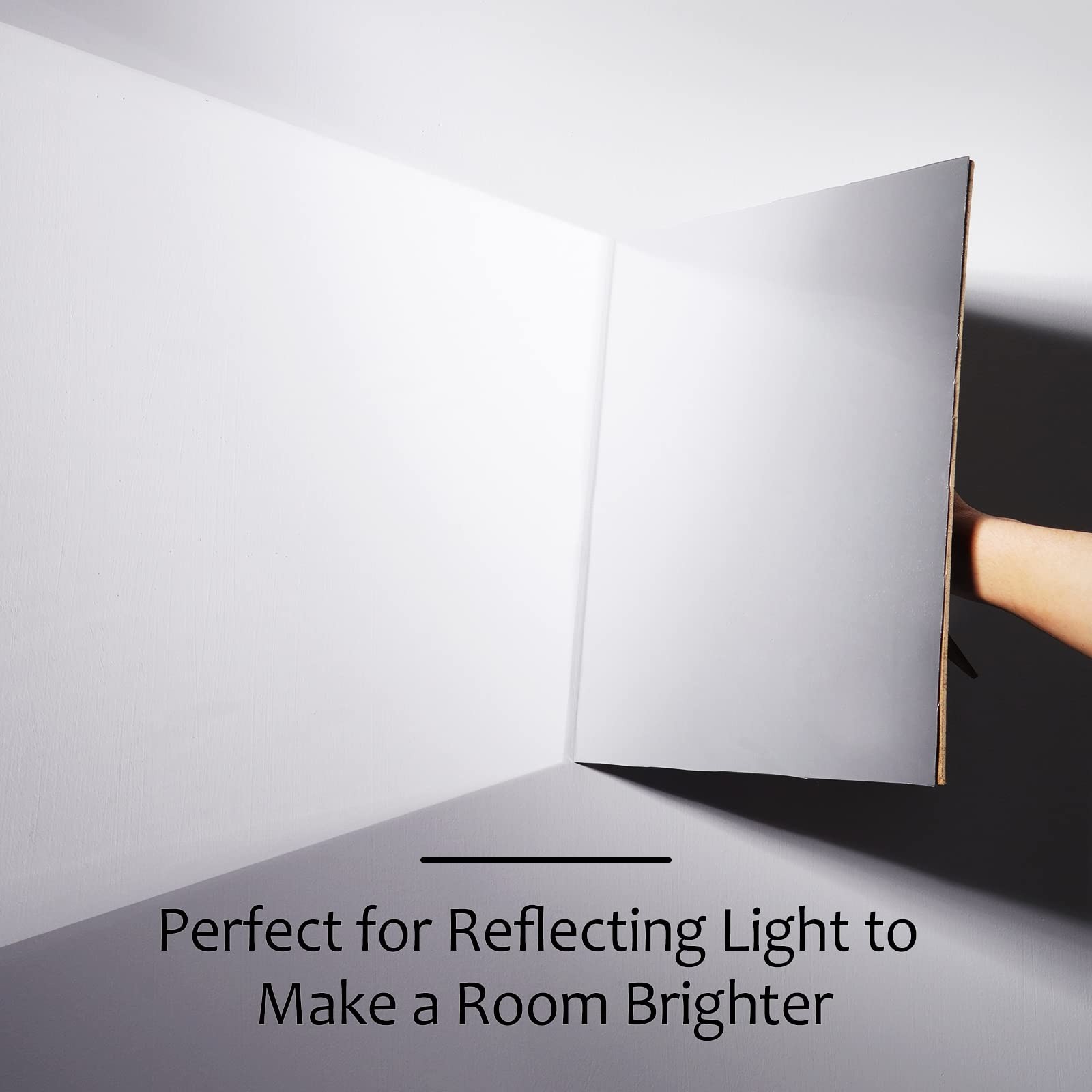 Flexible Mirror Stickers for Walls – Self-Adhesive Silver Peel & Stick Decor 12"