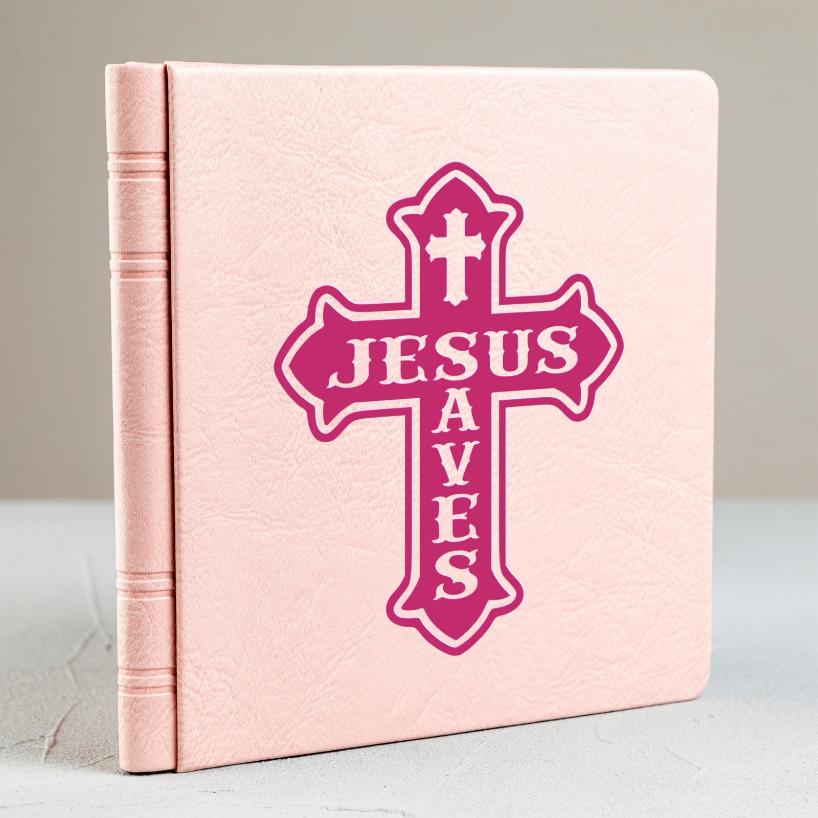 Jesus Saves Cross Vinyl Decal Sticker | Christian Faith Religious Car Wall Art