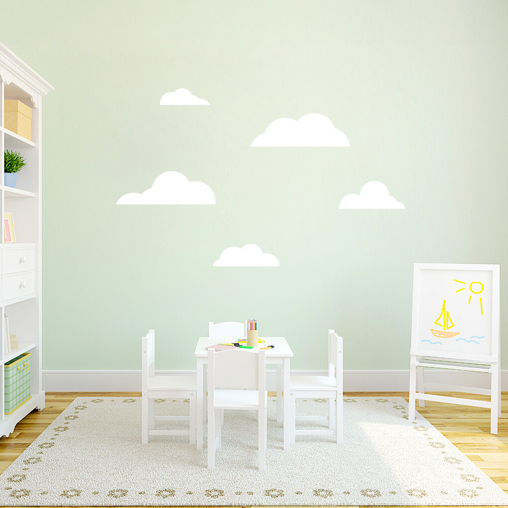 Clouds Wall Decal Set // Nursery and Kid's Room // Playroom // Bedroom