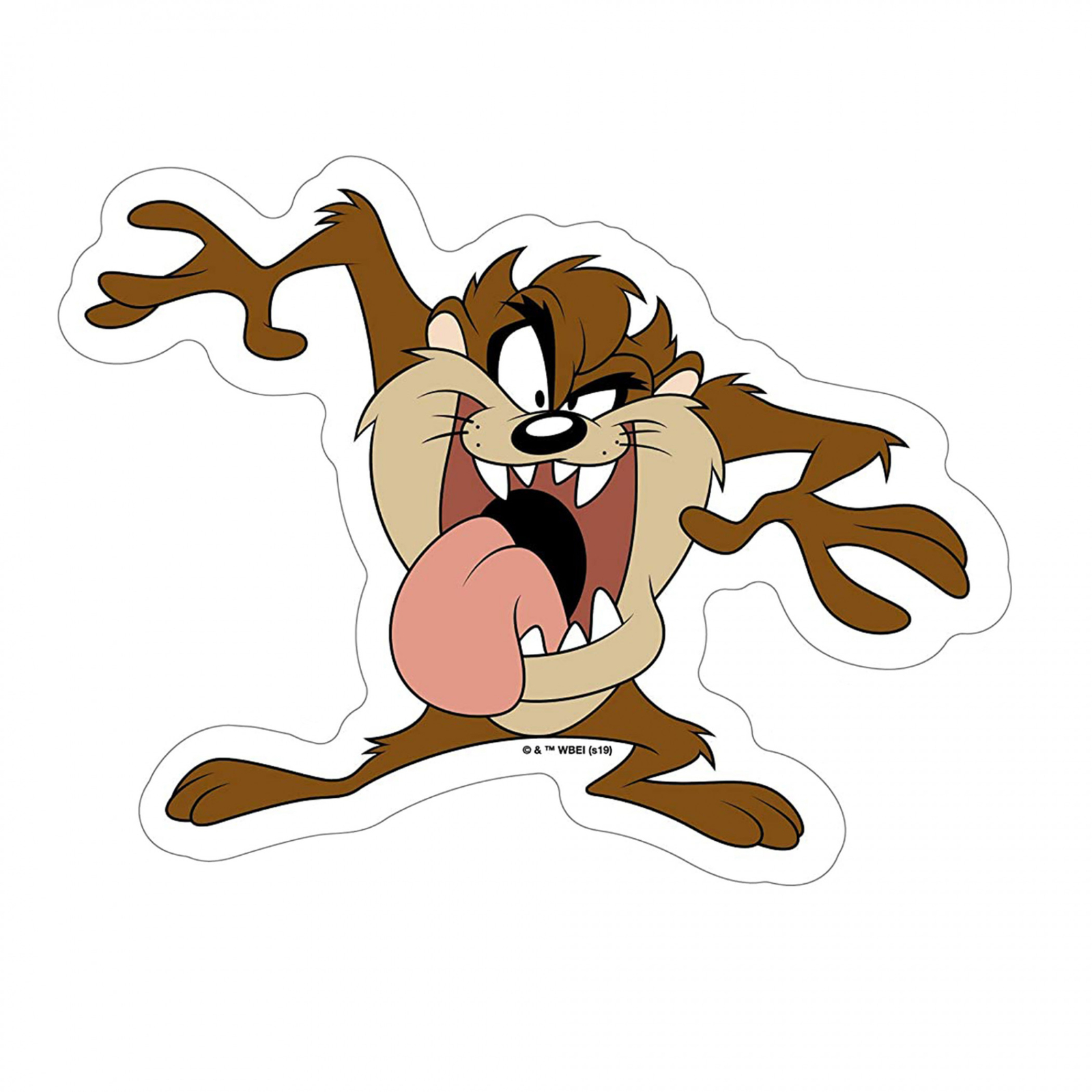 Looney Tunes Taz Car Emblem Multi-Color