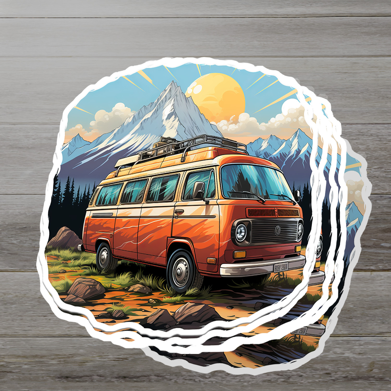 Van Life Vinyl Sticker – Celebrate the Freedom of the Road