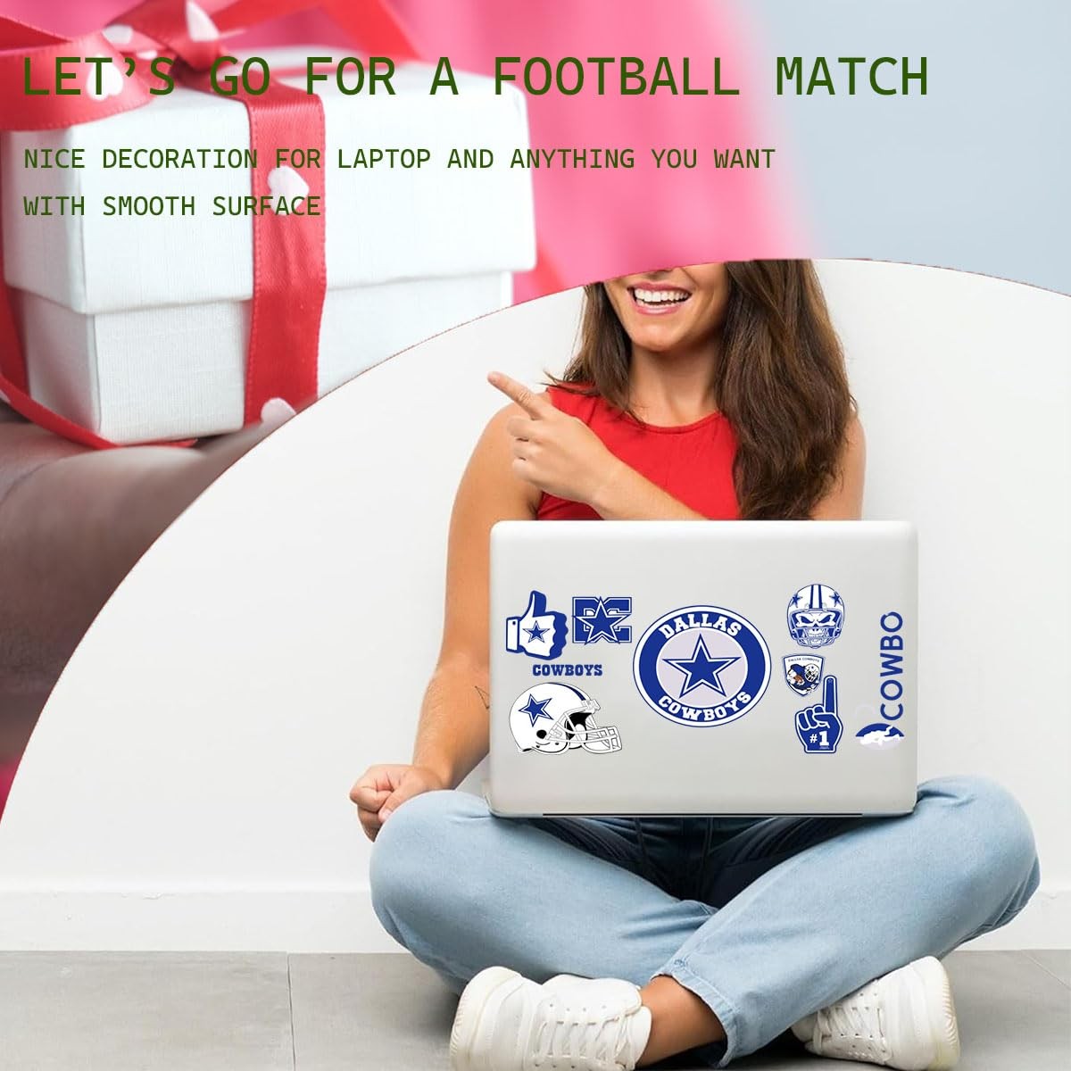 UV DTF Cup Wraps for 16 Oz Glass Cups USA Football Decals 4 Sheet (Mix4) | Ameri