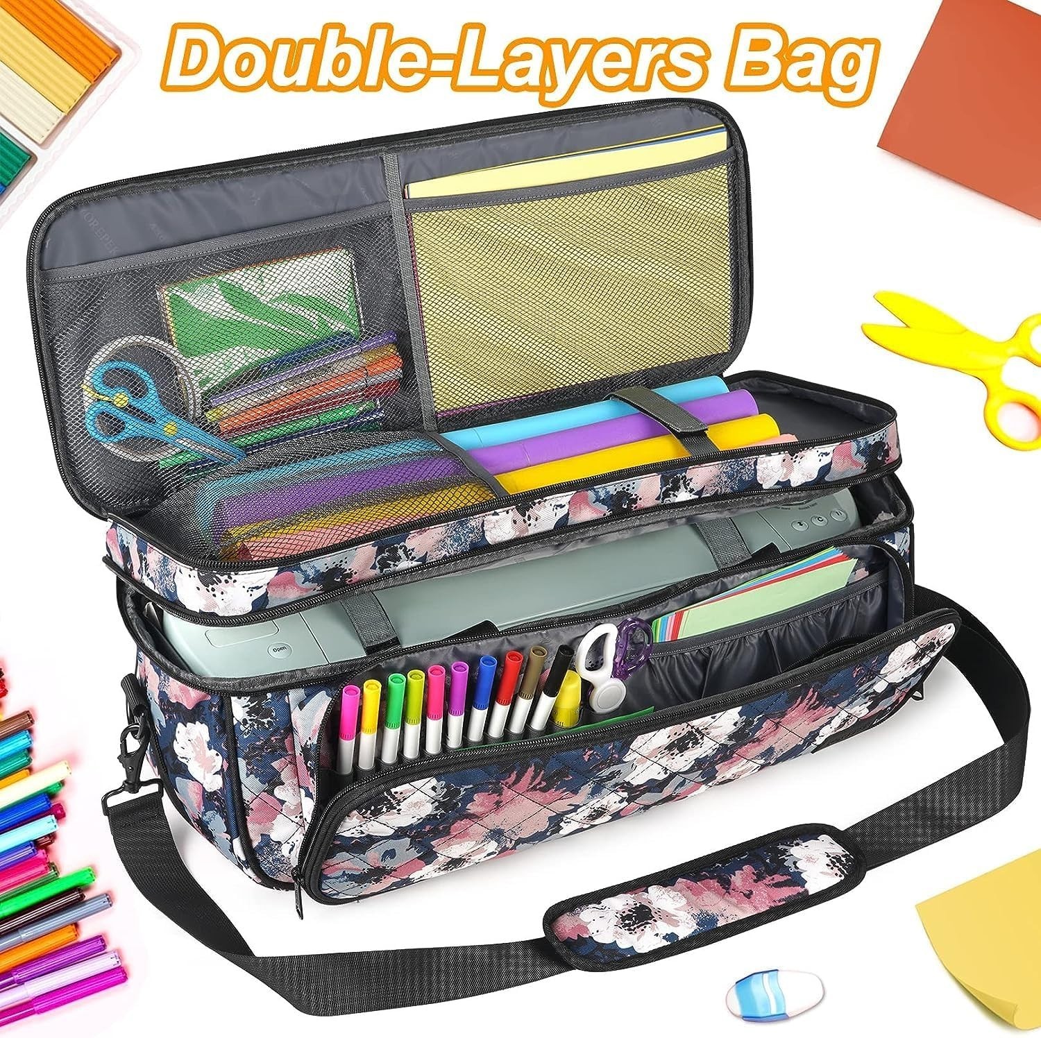 Carrying Case for Cricut Maker 4, Maker 3, Explore 4, Explore 3, Air 2, Die C…