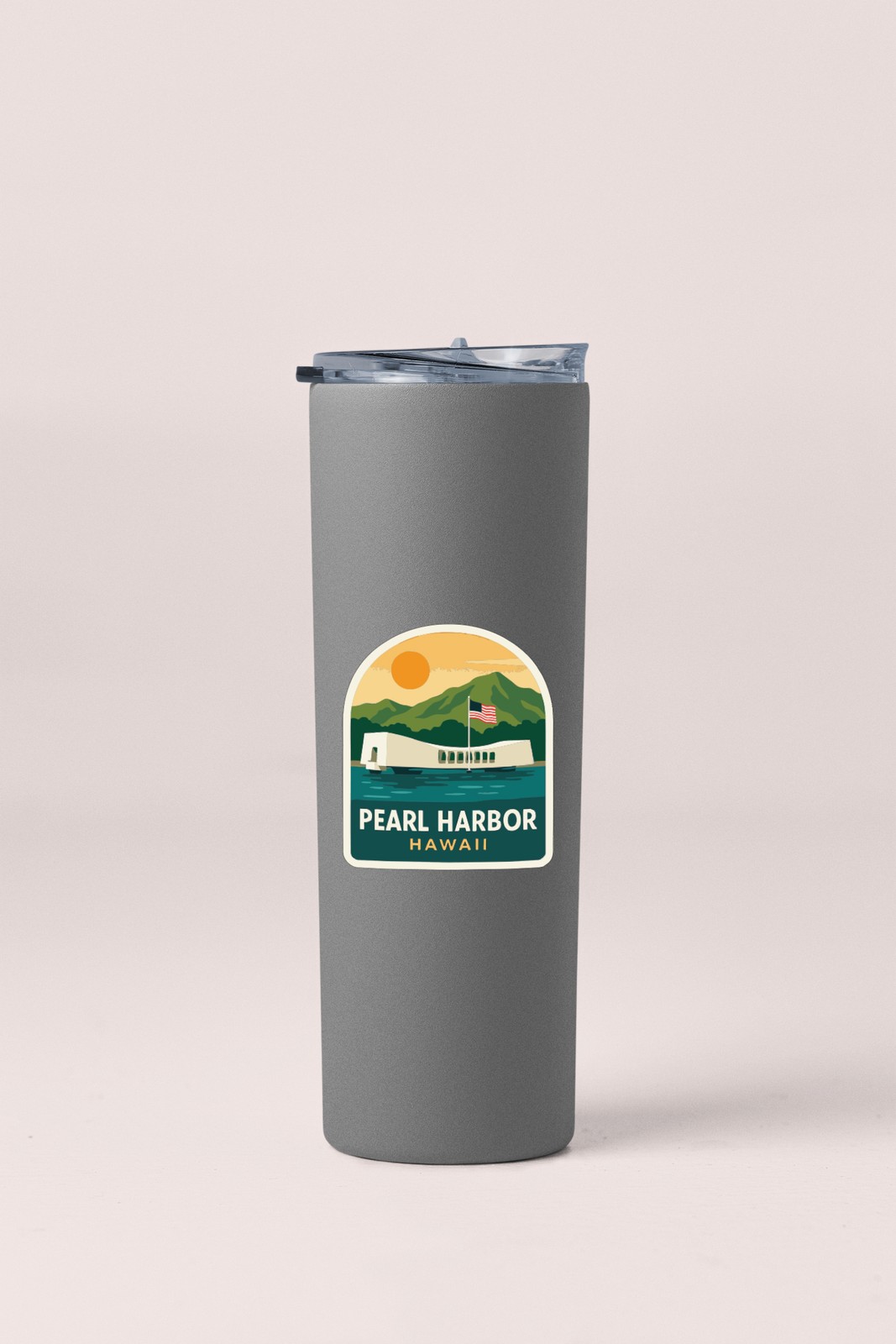 Pearl Harbor & USS Arizona Memorial Hawaii Sticker Decal Vinyl Symbolic Landmark