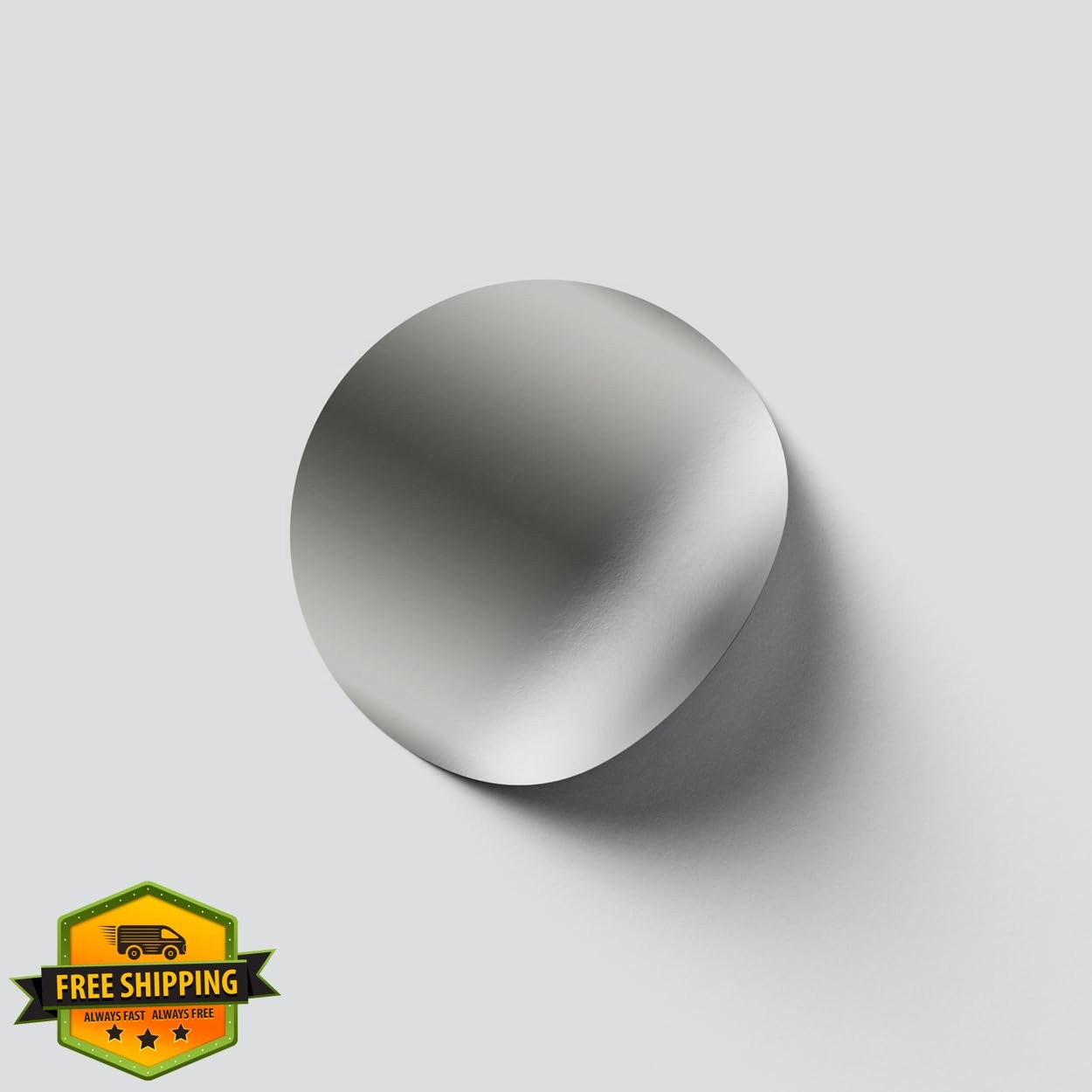 DecalVenue.com polka dot decals metallic silver