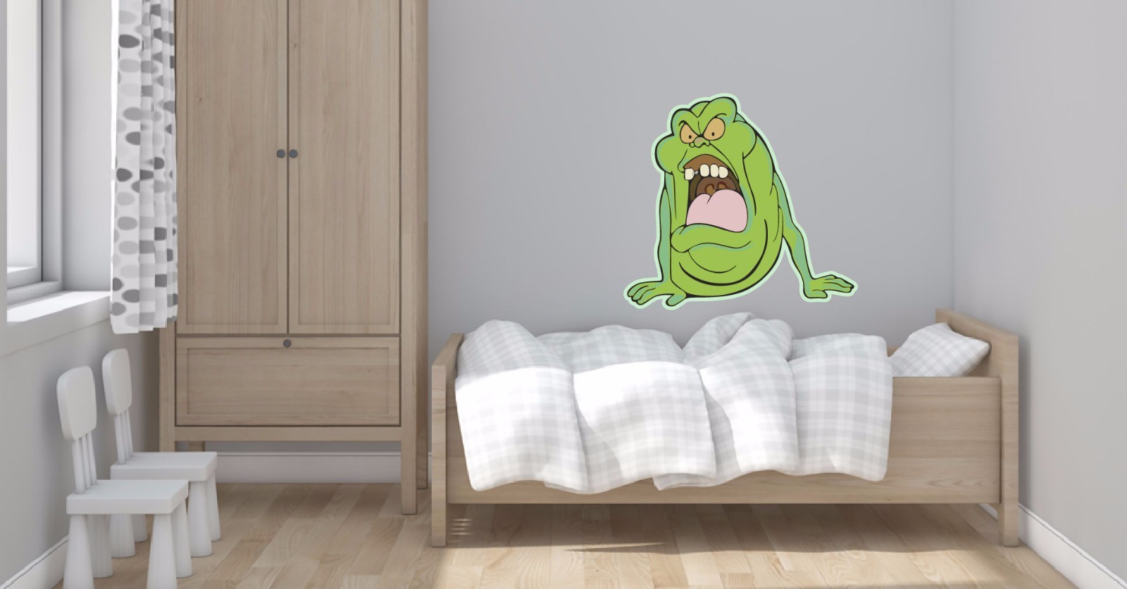 Ghostbusters Slimer Removable Cartoon Wall Sticker Decal 24"