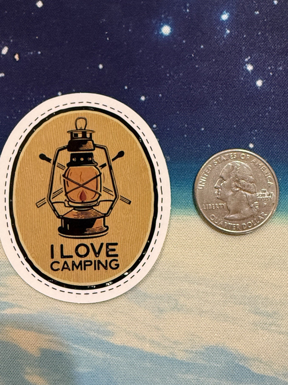 Outdoors Hiking Camping Adventure Nature Mountain Forest Trail Sticker Decal