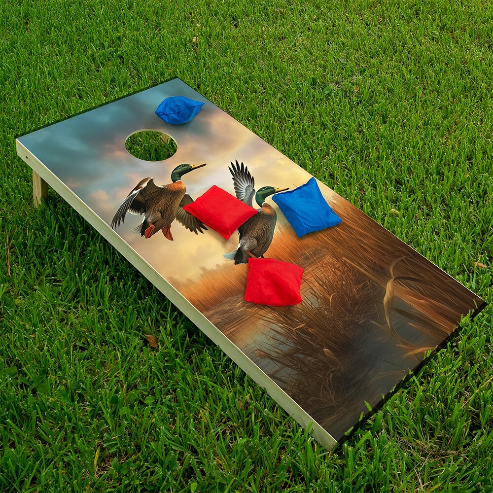 Corn Hole Bean Bag Toss Wrap Stickers Skins Boards Not Included Duck Hunting