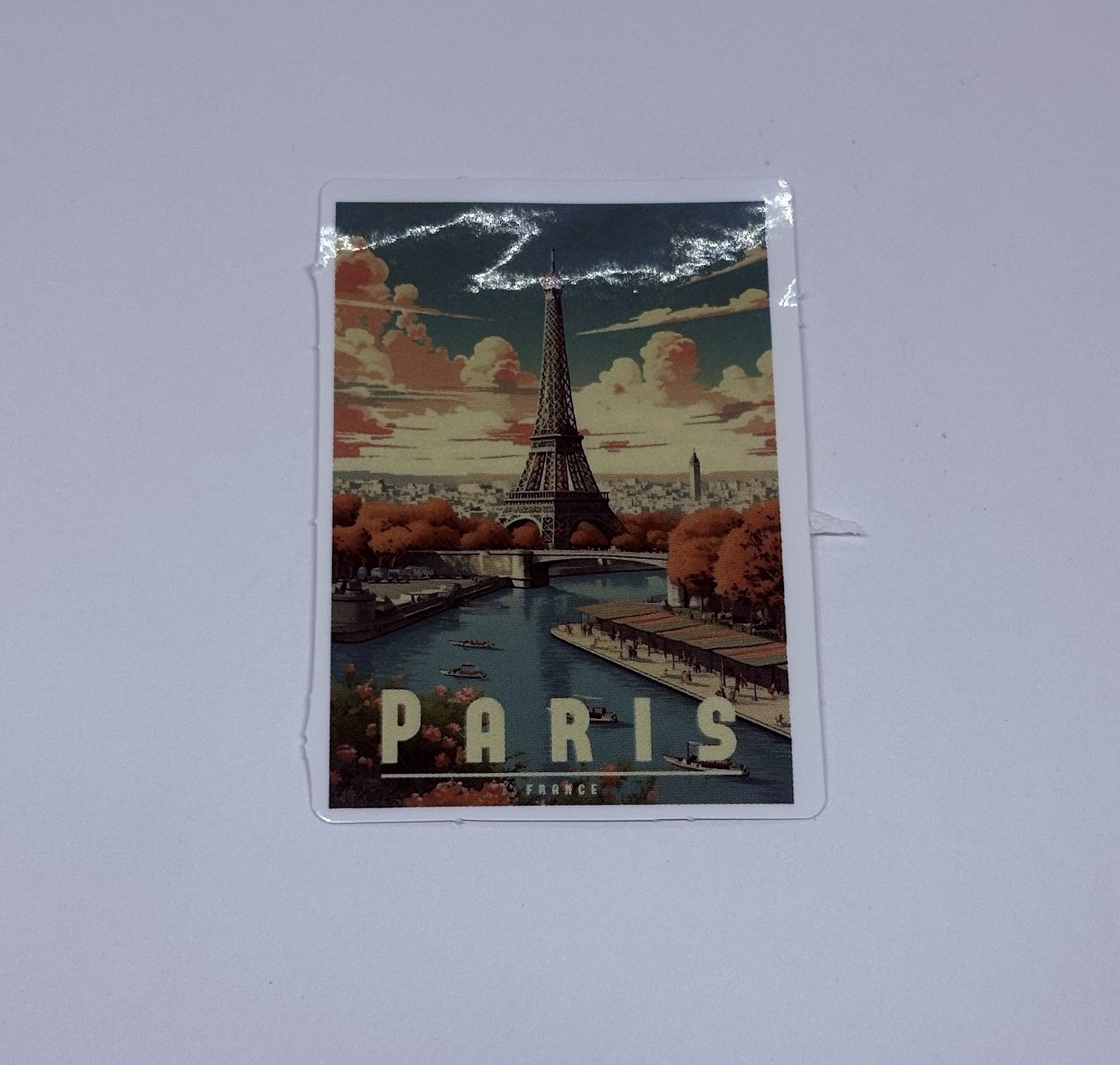 Eiffel Tower Sticker Paris France Travel Tour Decal Vinyl Travel Souvenirs Tc9