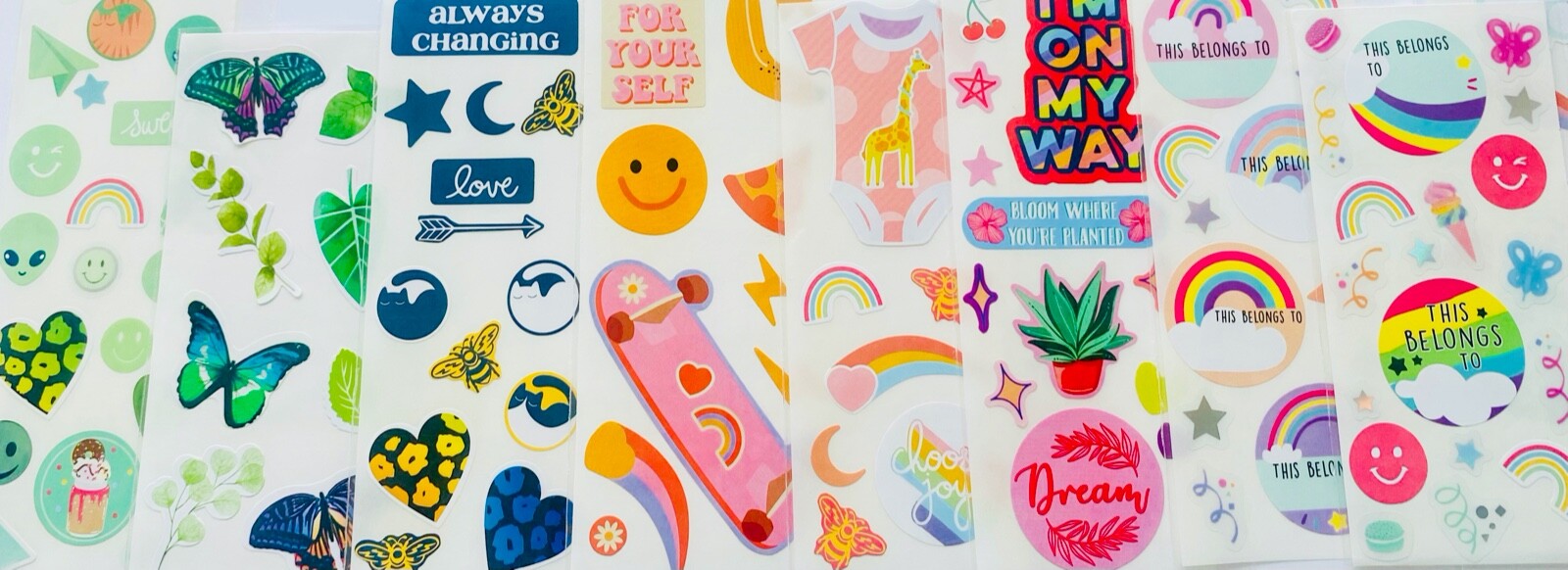 100+ Stickers Retro Crayons Crayola Colors art tools supplies collage create fun