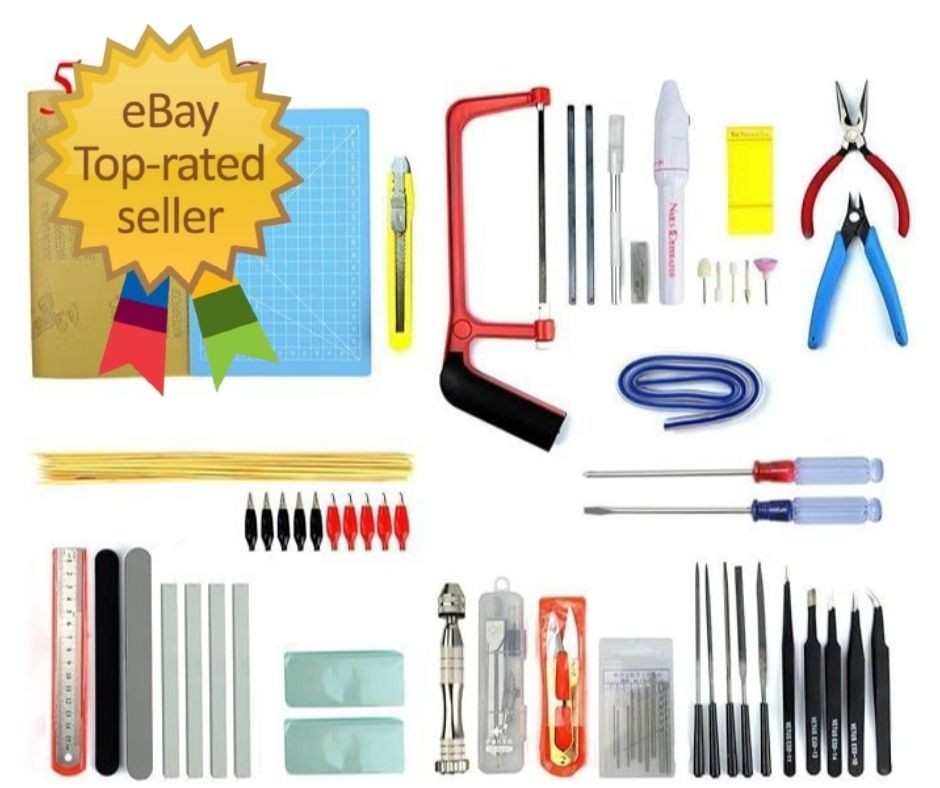 Professional 56 PCS Model Tools Kit Modeler Basic Tools Craft Set Hobby Build…