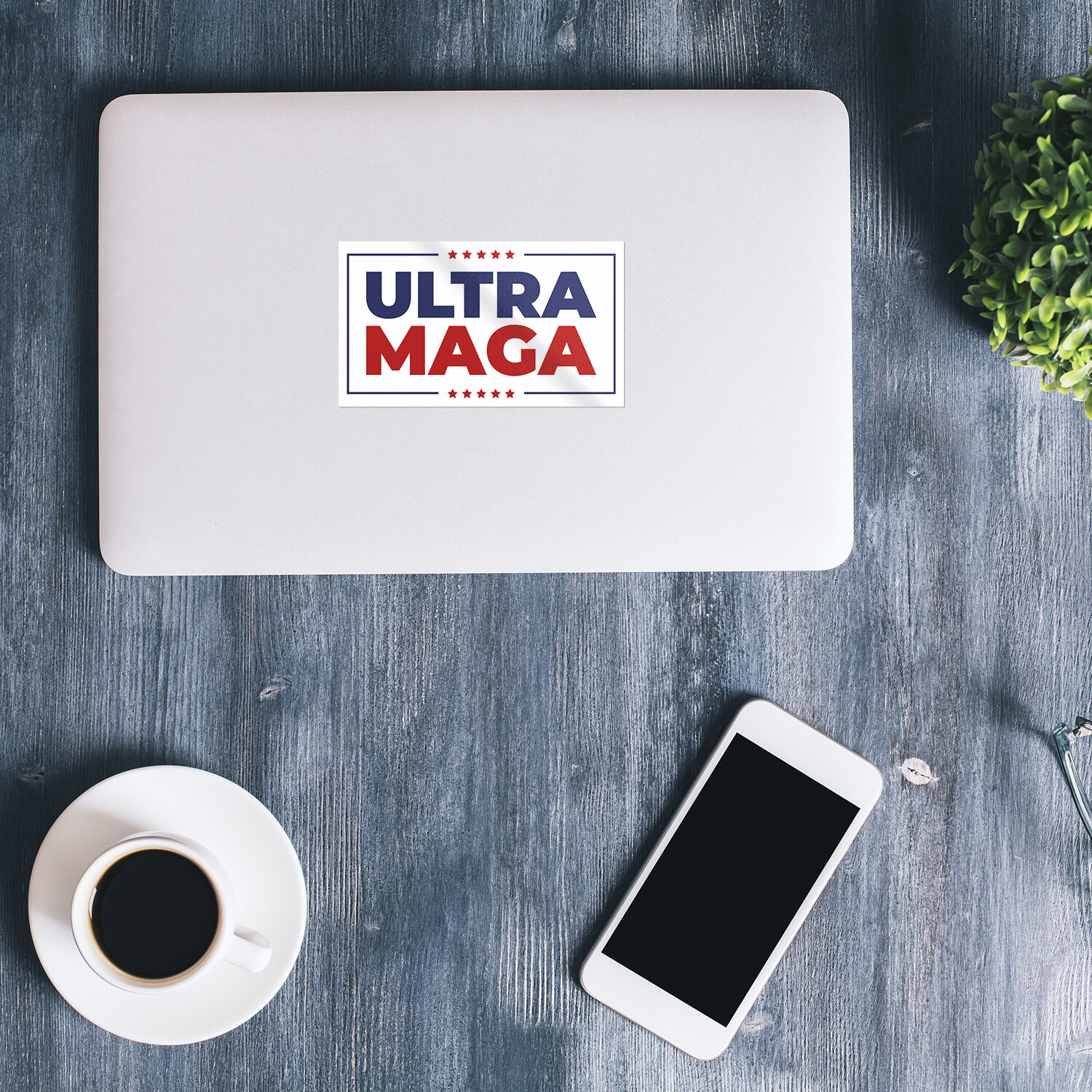 Ultra Maga Trump 2024 Car Bumper Vinyl Sticker Decal