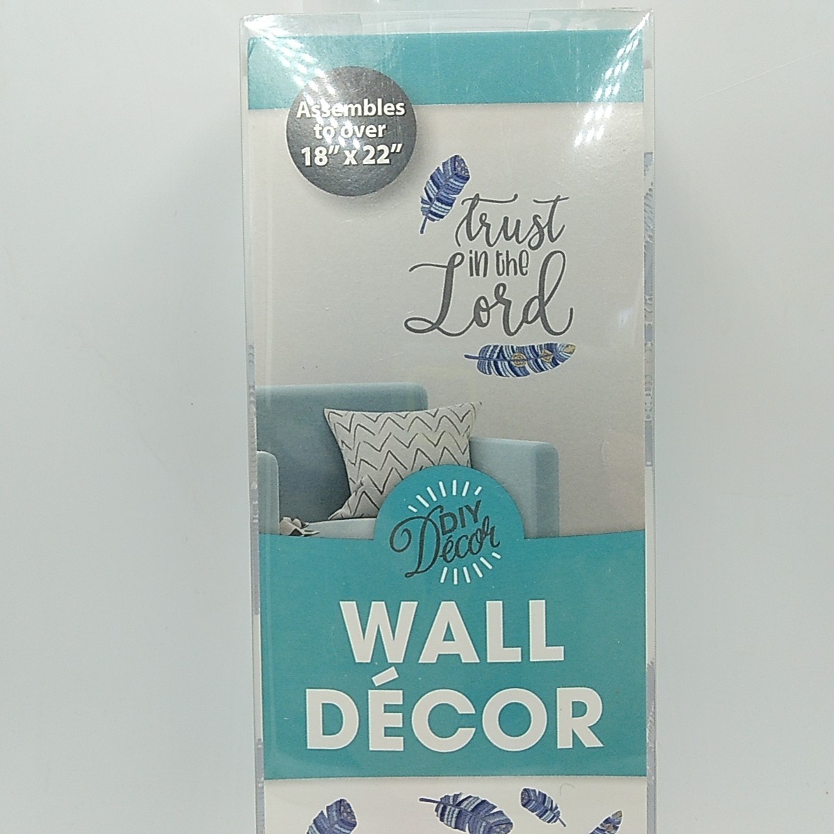 The Peel People 'Trust In The Lord' Wall Decor DIY Peel & Stick 18" x 22" NIB