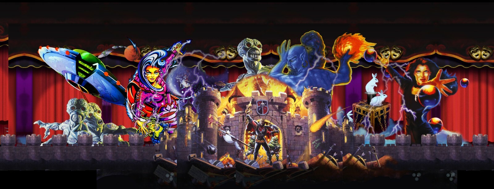 Flipper Pinball Heroes Poster Adesivo Vinile Hi-Q Murale Poster Wall Stickers