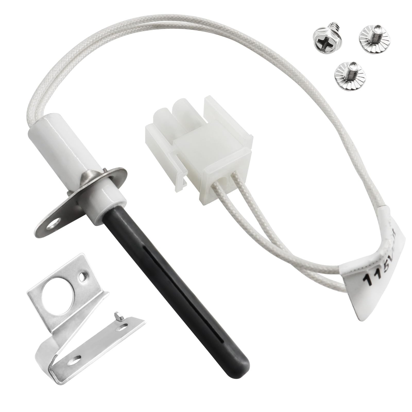 903110A 903110 Universal Furnace Hot Surface Ignitors With Plug Round Silicon…