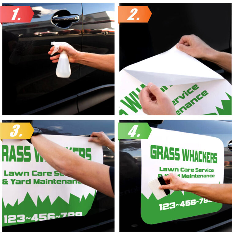 Anley Custom Car Vinyl Lettering – Personalized Text Letter Decals Sticker