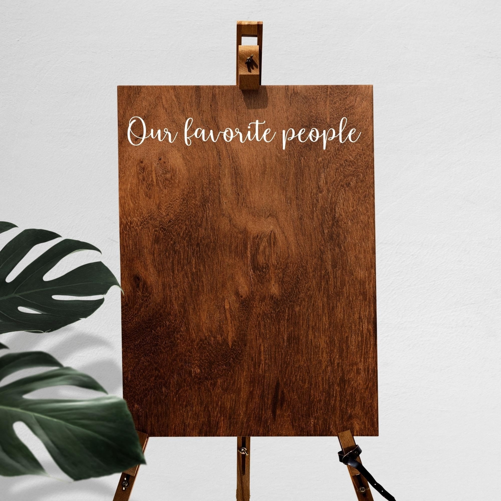 Our Favorite People Sticker (18" x 3") – Wedding Seating Chart Decal – Weddin…
