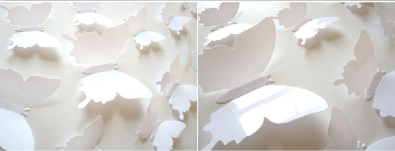 12Pcs 3D Butterfly Removable Wall Decals DIY Home Decorations Art Decor Wall …