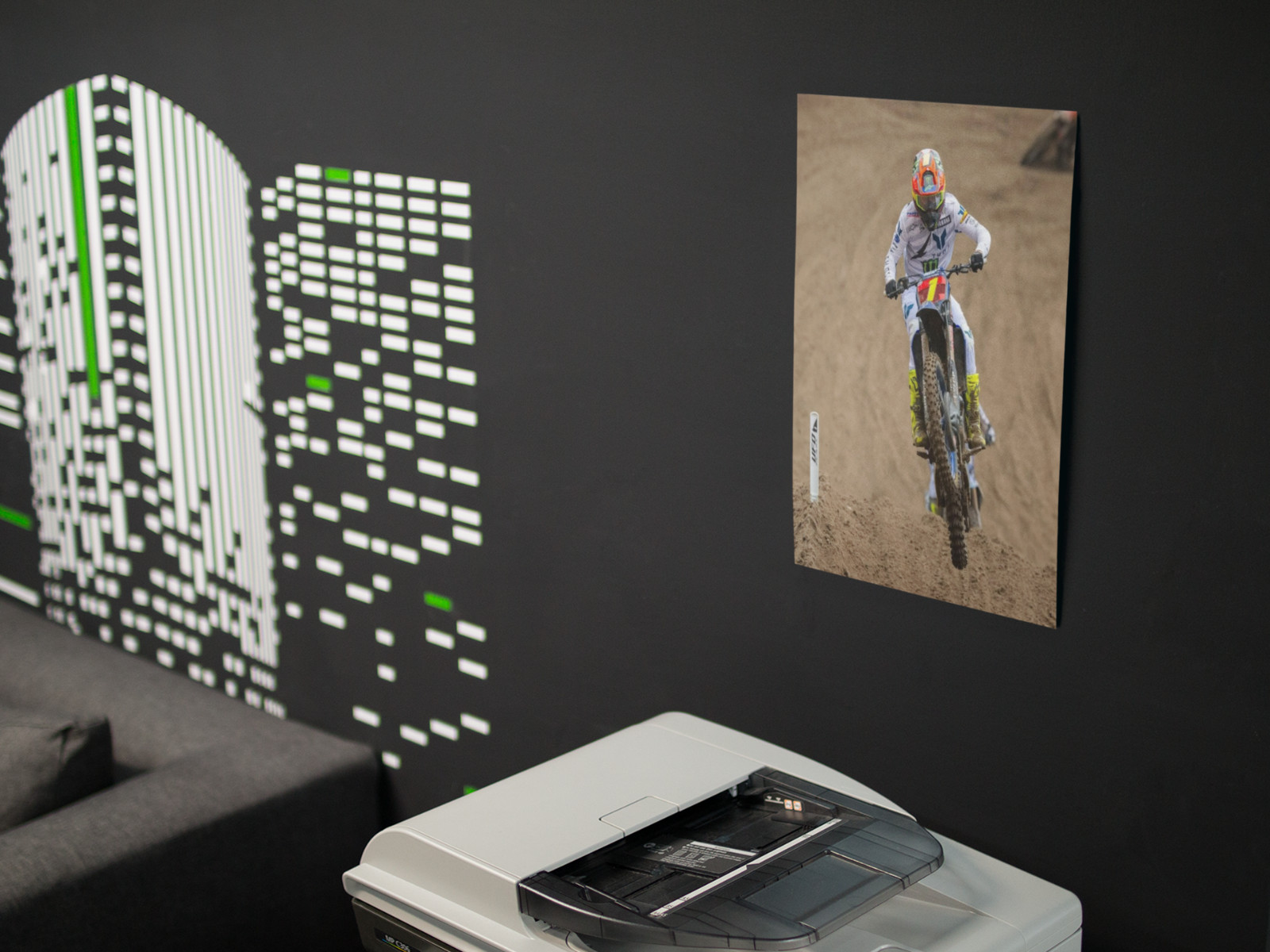 Haiden Deegan SOUTHWICK MOTOCROSS Wall Vinyl Decal Poster (Removable Adhesive)
