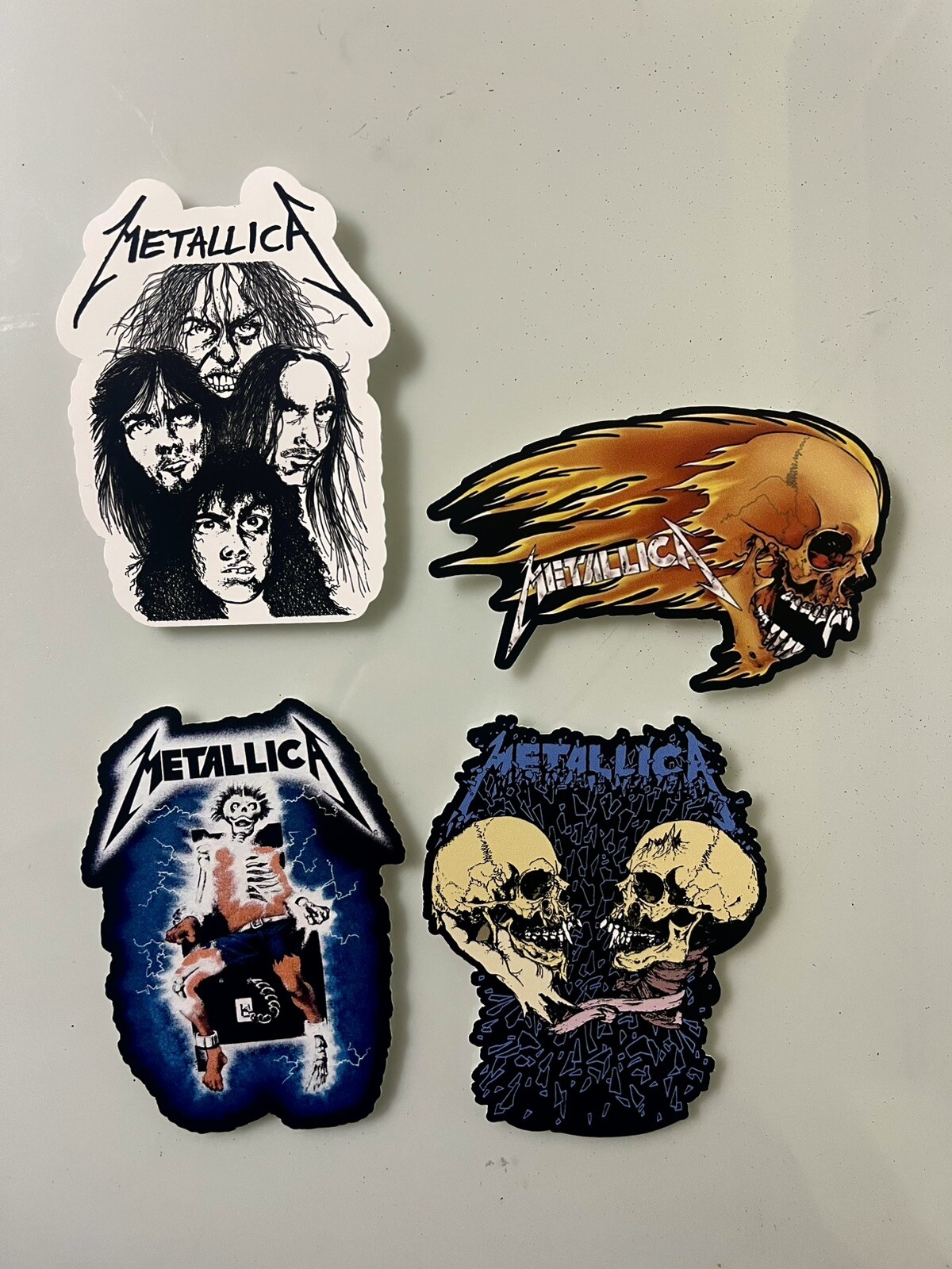 Metallica Sticker Pack – Heavy Metal Stickers , Thrash Metal Stickers