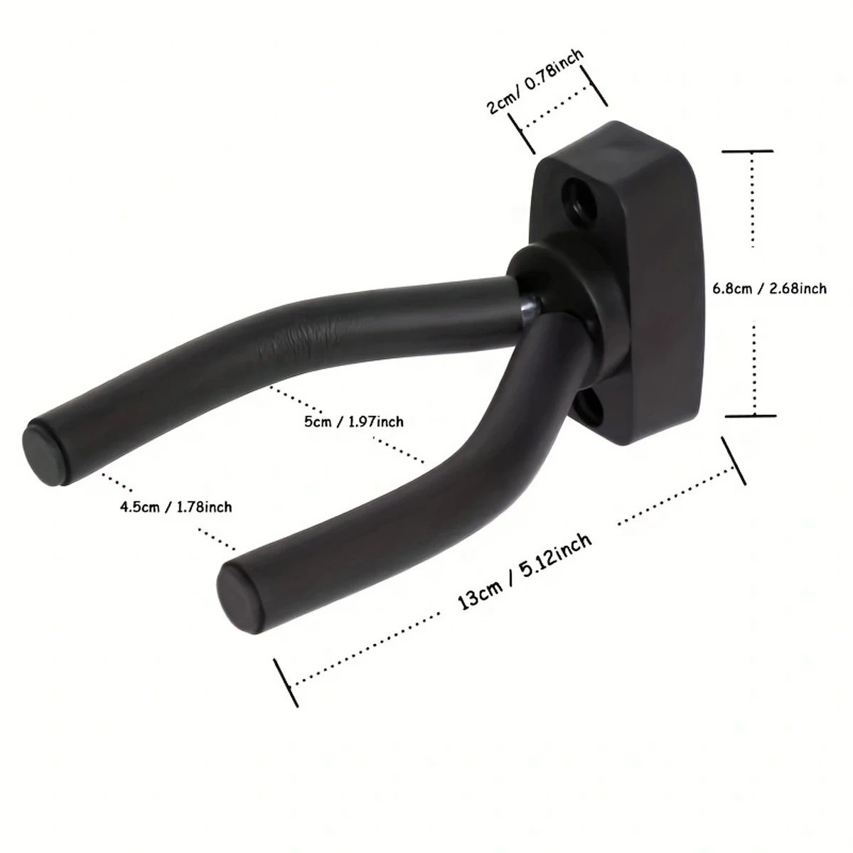 Guitar Holder Wall Mount Hanger Hook for All Types of Guitar with Screw for Home