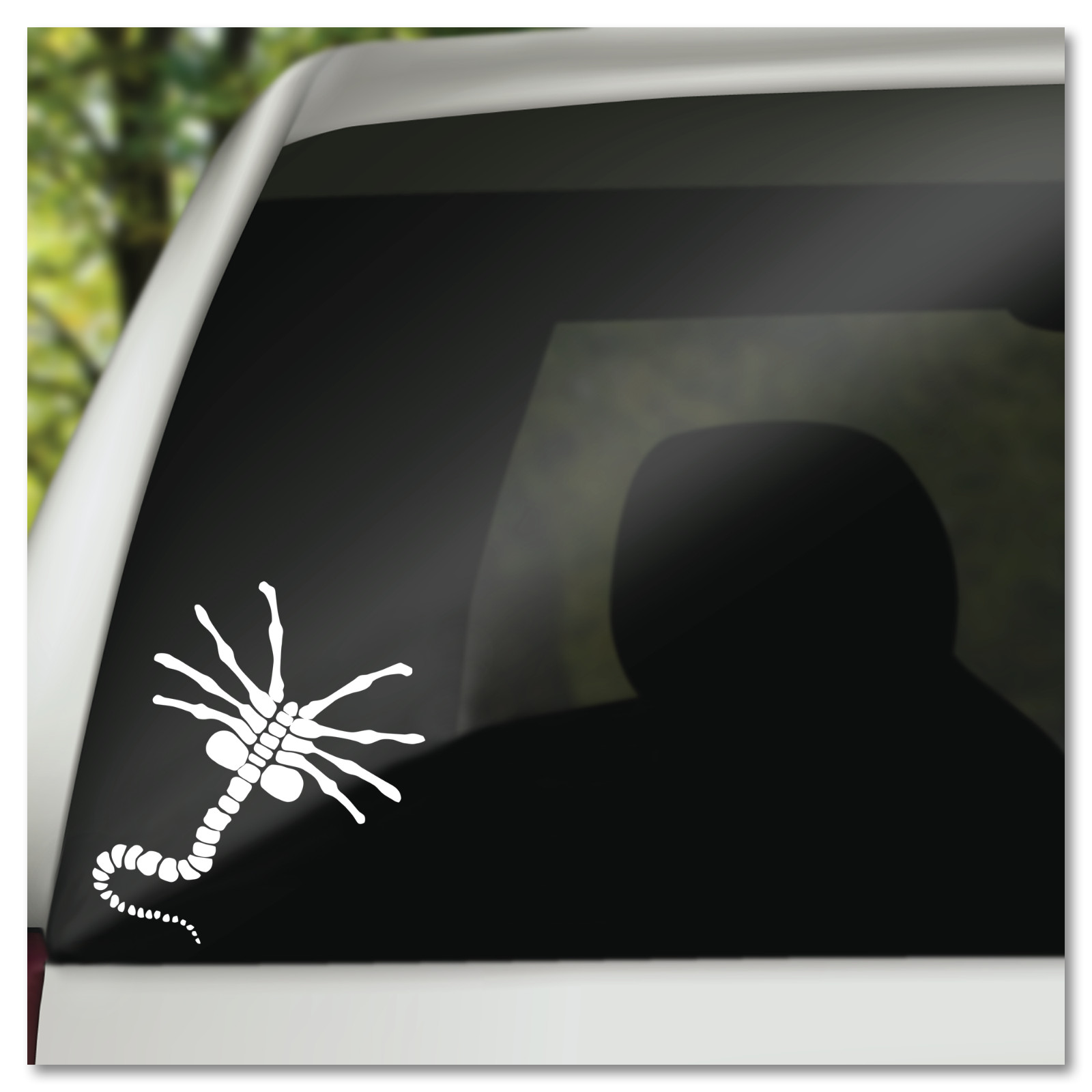 6" Alien Face Hugger Horror Movie Vinyl Decal Sticker