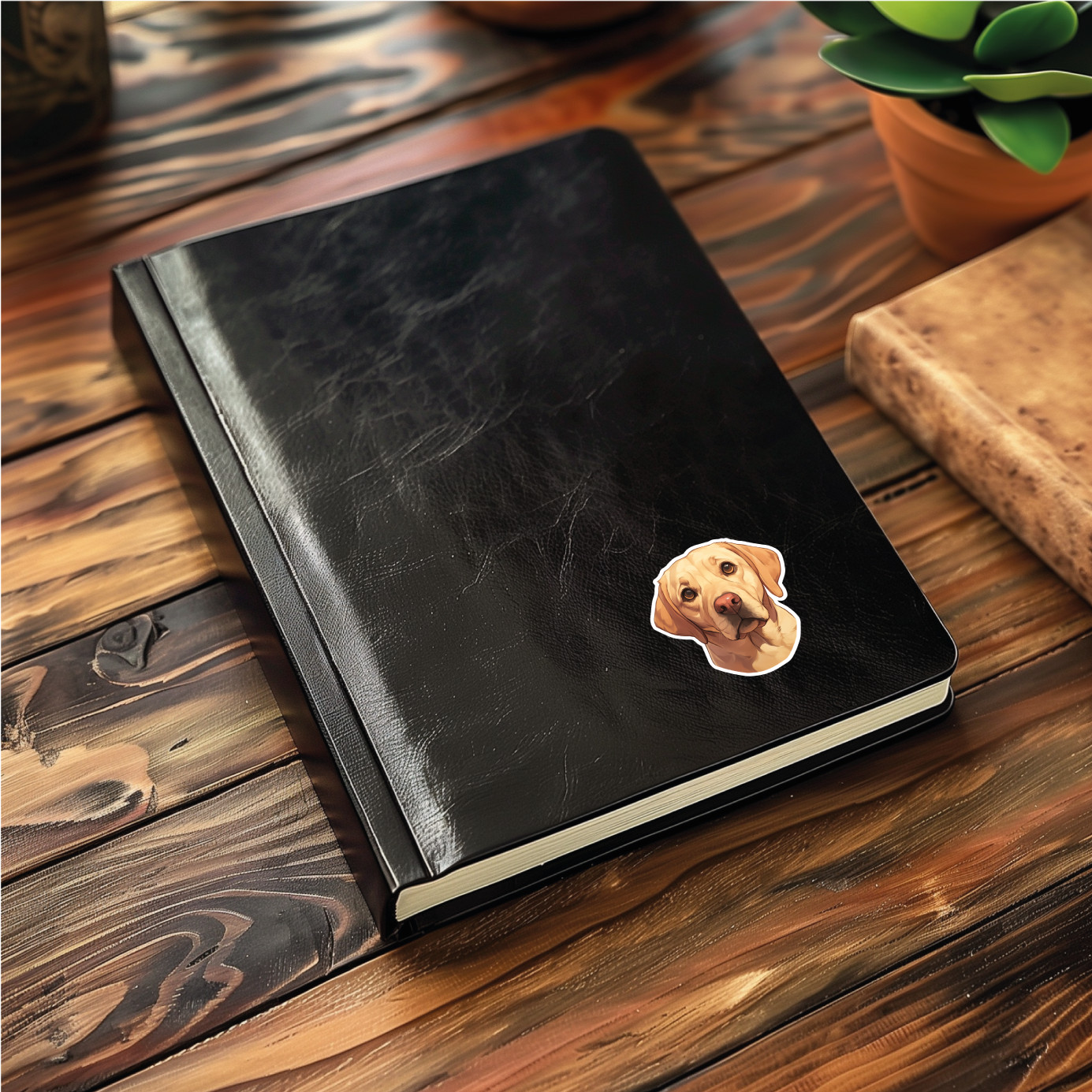 Laminated decal/sticker–UV/Water resistant for in/outdoor use – Dog