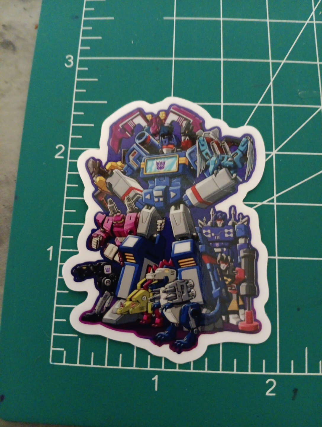 TRANSFORMERS STICKER X SOUNDWAVE