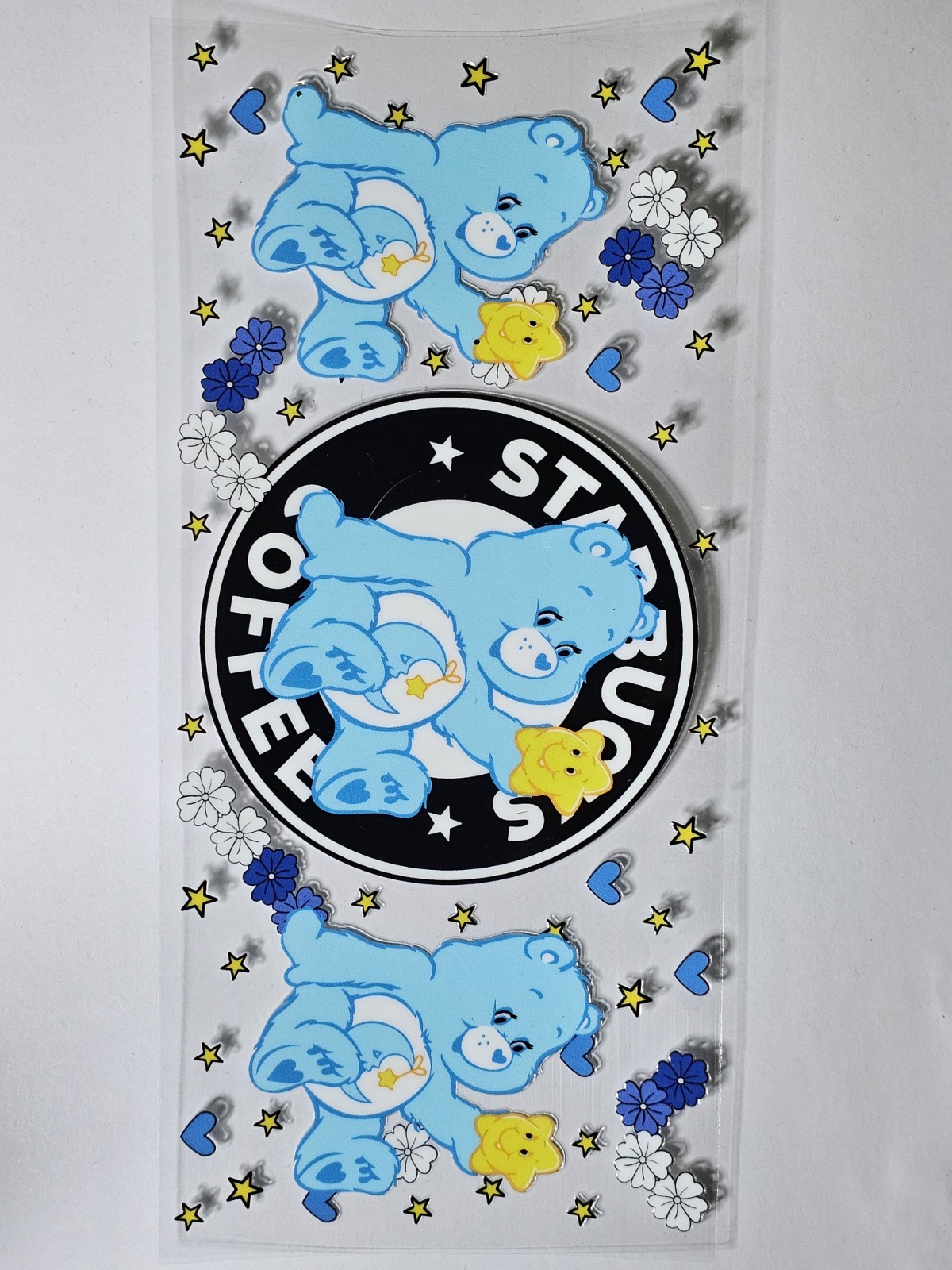 Care Bears UV DTF Transfer Sticker Wrap Tumbler UVDTF BUY 10+ GET COMBINED SHIP