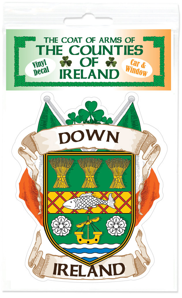 County Down Ireland Irish Decal Sticker