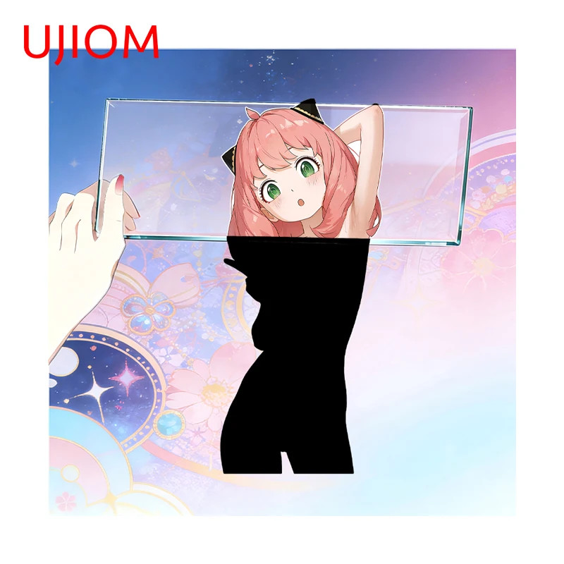 UJIOM Chibi Anya Graffiti Wall Sticker Vestibulec Scratch Vinly Decal Decor