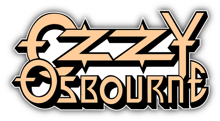Ozzy Osbourne Logo Car Bumper Sticker Decal – 3", 5", 6" or 8"