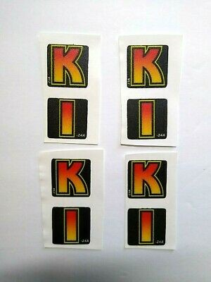Kiss Pinball Machine KIKI Decals Set Of (8) Items For Drop Target Bank