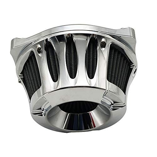 Air Cleaner Harley Filter Motorcycle Intake CNC Cut Kit for Fitment – B Chrome