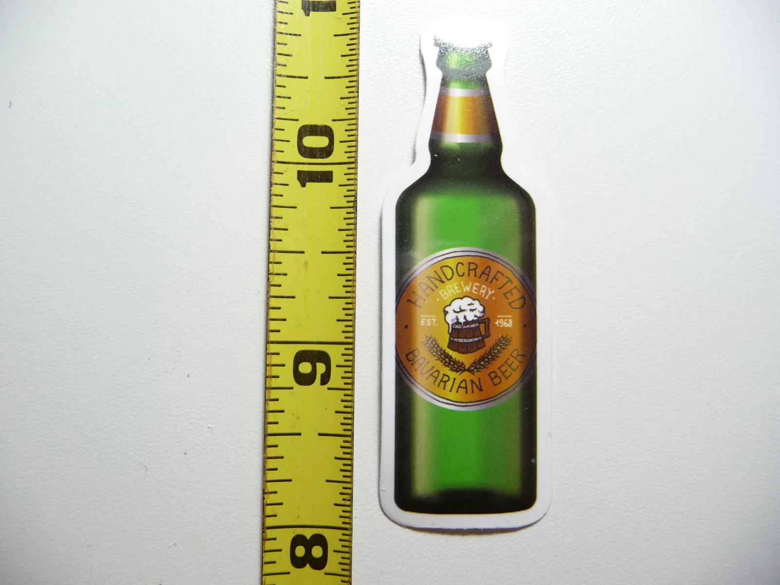 GENERIC BAVARIAN BEER BOTTLE SMALL STICKER DECAL BAR ALCOHOL FUN PARTY