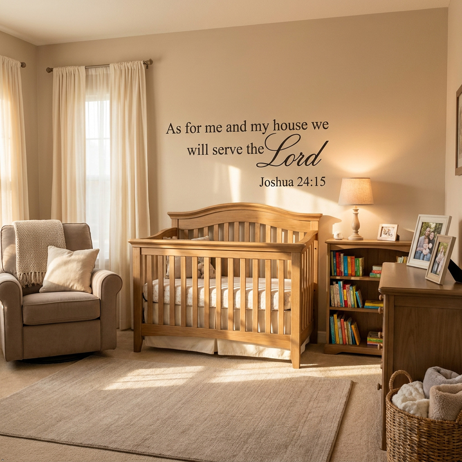As for Me and My House Joshua 24:15 Vinyl Wall Art Quote decal Bible Verse
